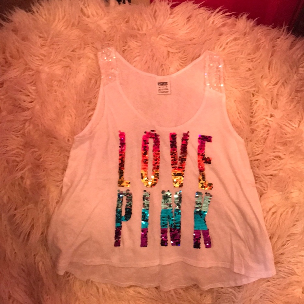 Pink Victoria’s Secret Tank
